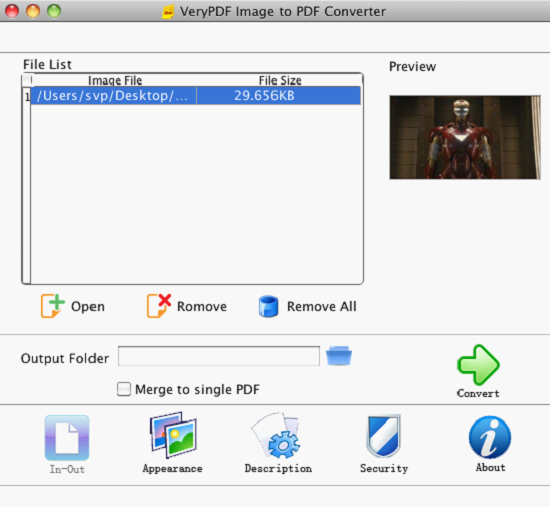 VeryPDF Image to PDF Converter for Mac 2.0 full