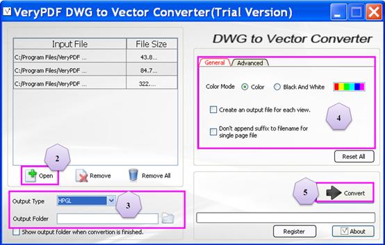 convert DWG to HPGL