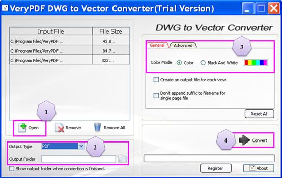 convert DWG to PDF
