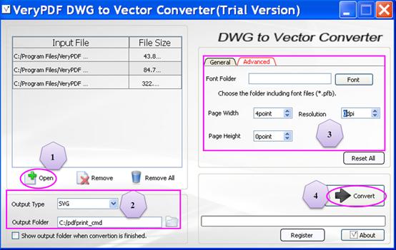 convert DWG to SVG