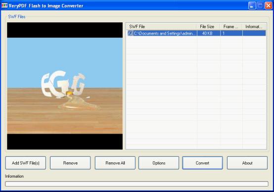 Interface of Flash to TGA Converter