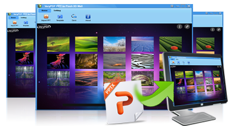 Windows 7 PowerPoint to Flash 3D Wall 2.0 full