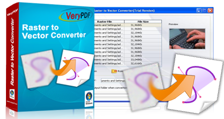 VeryPDF Raster to Vector Converter