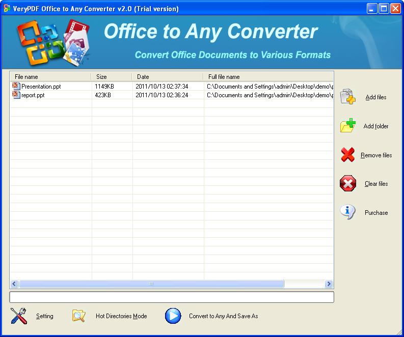 window of PowerPoint to EPS Converter