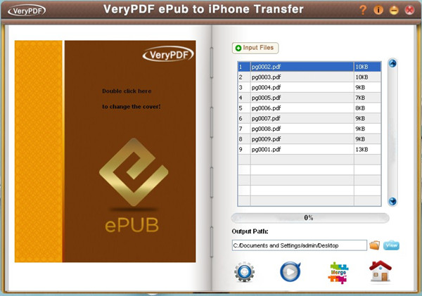 VeryPDF ePub maker 2.0