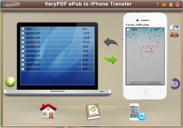 ePub transfer, iPad transfer, iPhone transfer, PDF to ePub, PDF, ePub, PDF to iPad, create ePub, ePub maker.