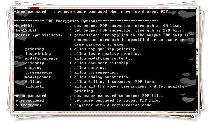 PDF Password Remover Command Line 2.0