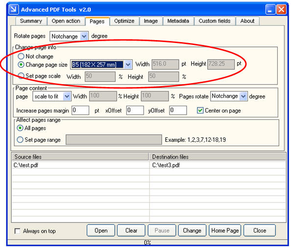 resize image. Scale PDF pages, Shift PDF pages, Fit PDF Margins, PDF Page Resize