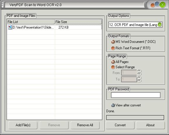 TIFF to Word OCR Converter 2.0 full