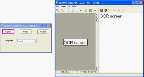 the OCR result of VeryPDF Screen Text Reader