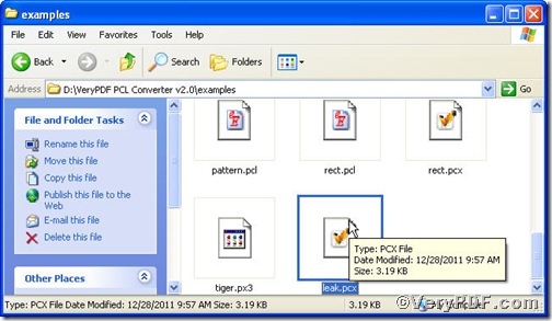 pcx file contained in  PCL Converter folder 