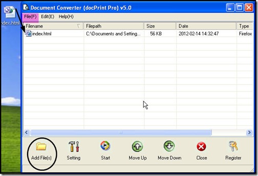 add files to converter