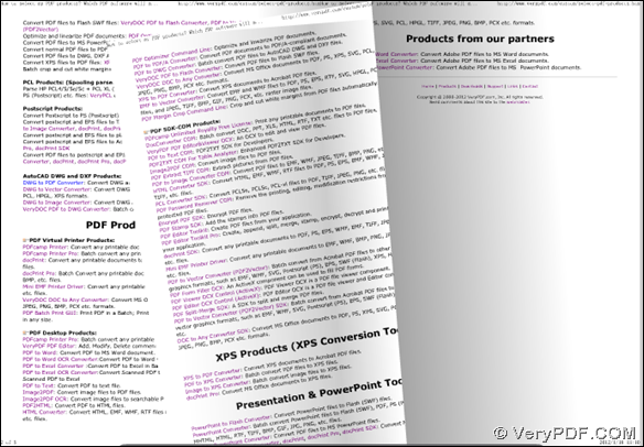 flip book produced through PDF file via command line
