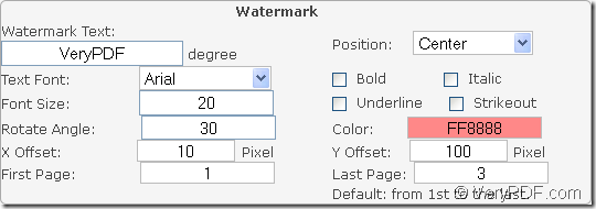 add PDF watermark when converting Office to PDF