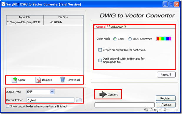 convert DXF to PDF with VeryPDF DWG to Vector Converter