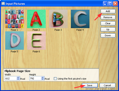 input images in different formats