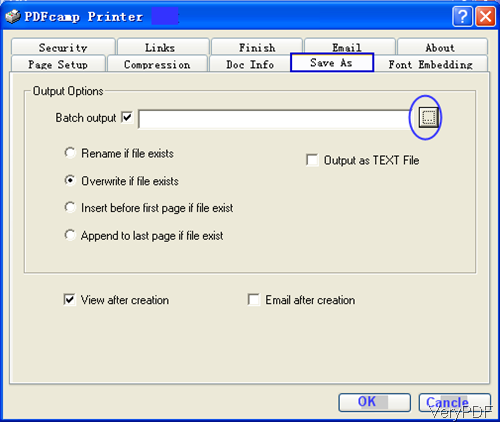 choose folder for batch conversion