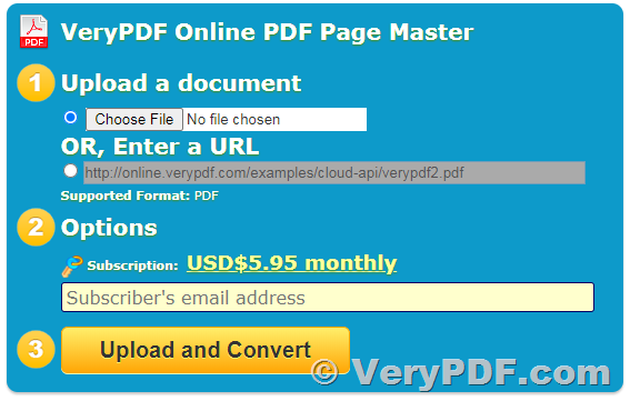 Verypdf Online Pdf Page Master Is A Web Application Which Can Be