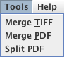 tools menu of VeryPDF OCR to Any Converter for Mac