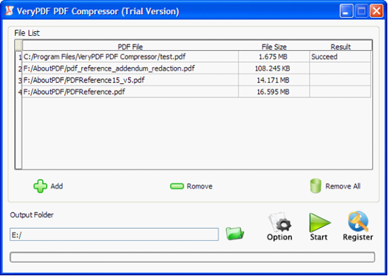 UI of VeryPDF PDF Encrypter