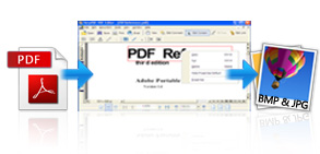 Convert PDF to vector or raster image