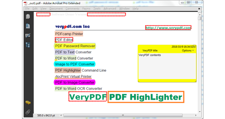 PDF Highlighter Command Line and SDK