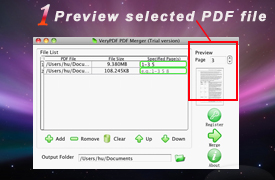 Preview selected PDF file
