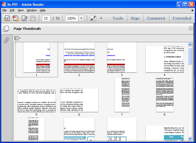  PDF thumbnails after deleting PDF pages and cut pieces through VeryPDF Advanced PDF Page Cut