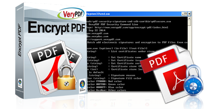 PDF Security and Signature Command Line