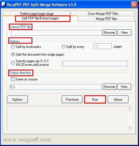 How to use VeryPDF PDF Split-Merge