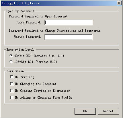 encrypting pdf, pdf protection, pdf password, restrict pdf, pdf restriction