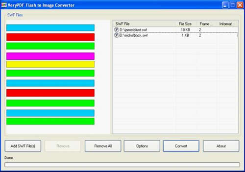 Interface of Flash to Image Converter