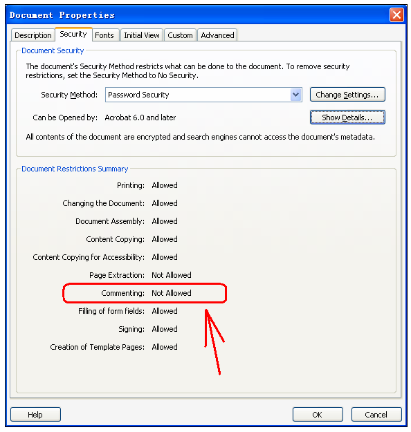 html to pdf converter, security settings