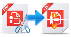 Break PDF pages into small pieces