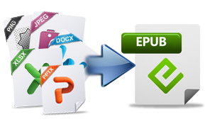 Convert popular file formats to ePub
