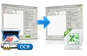 Convert encrypted scanned PDF to Excel by OCR