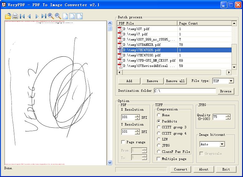 Acrobat to Pic Converter