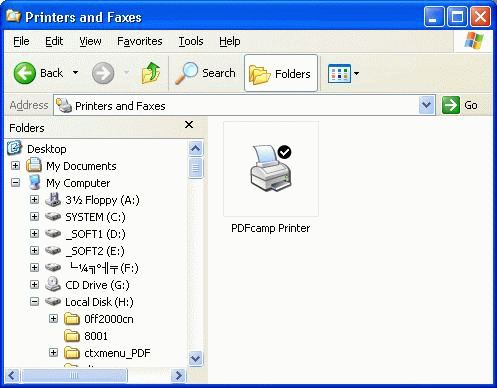 PDF Printer Driver to create the PDF files