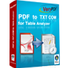 PDF to TXT COM for Table Analyzer