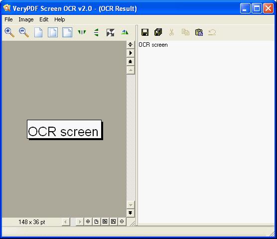 the VeryPDF Screen OCR (OCR Result) window