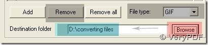 select targeting folder and set file type