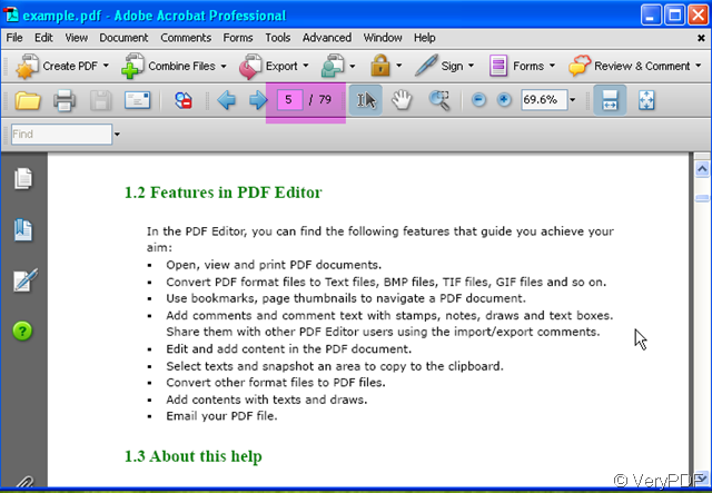 Take PDF pages
