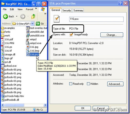 pcx file contained in PCL Converter
