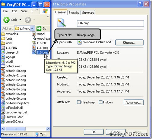 bmp file contained in PCL Converter 