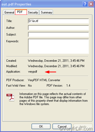 view the sult pdf file ---after convert rtf to pdf and edit pdf creator