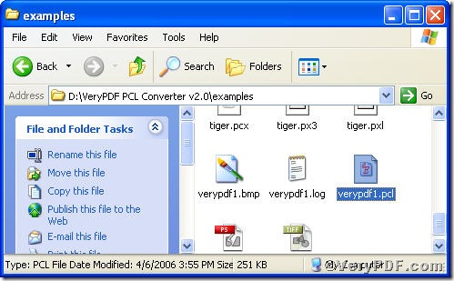 pcl file contained in PCL Converter 2.0 folder