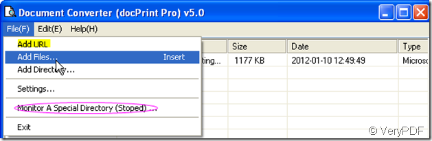 add file to docPrint