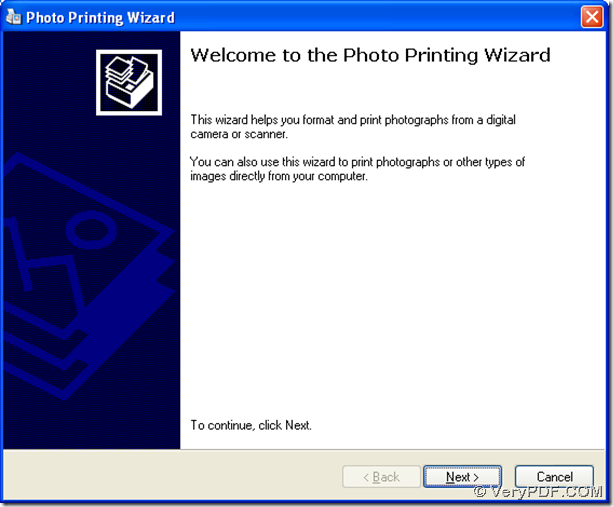 photo printing wizard for the conversion of jpg to pdf