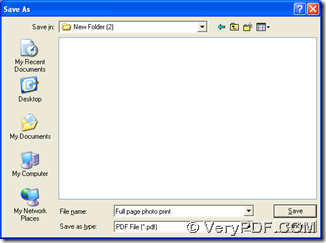 save pdf for the conversion of image to pdf
