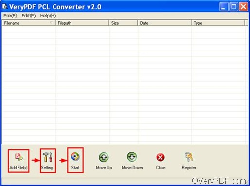 use PCL Converter to convert PCL to JPG 